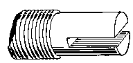 Plain end