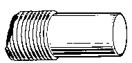 Plain end